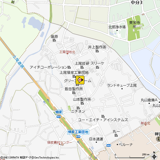 （有）神成自動車整備工場付近の地図